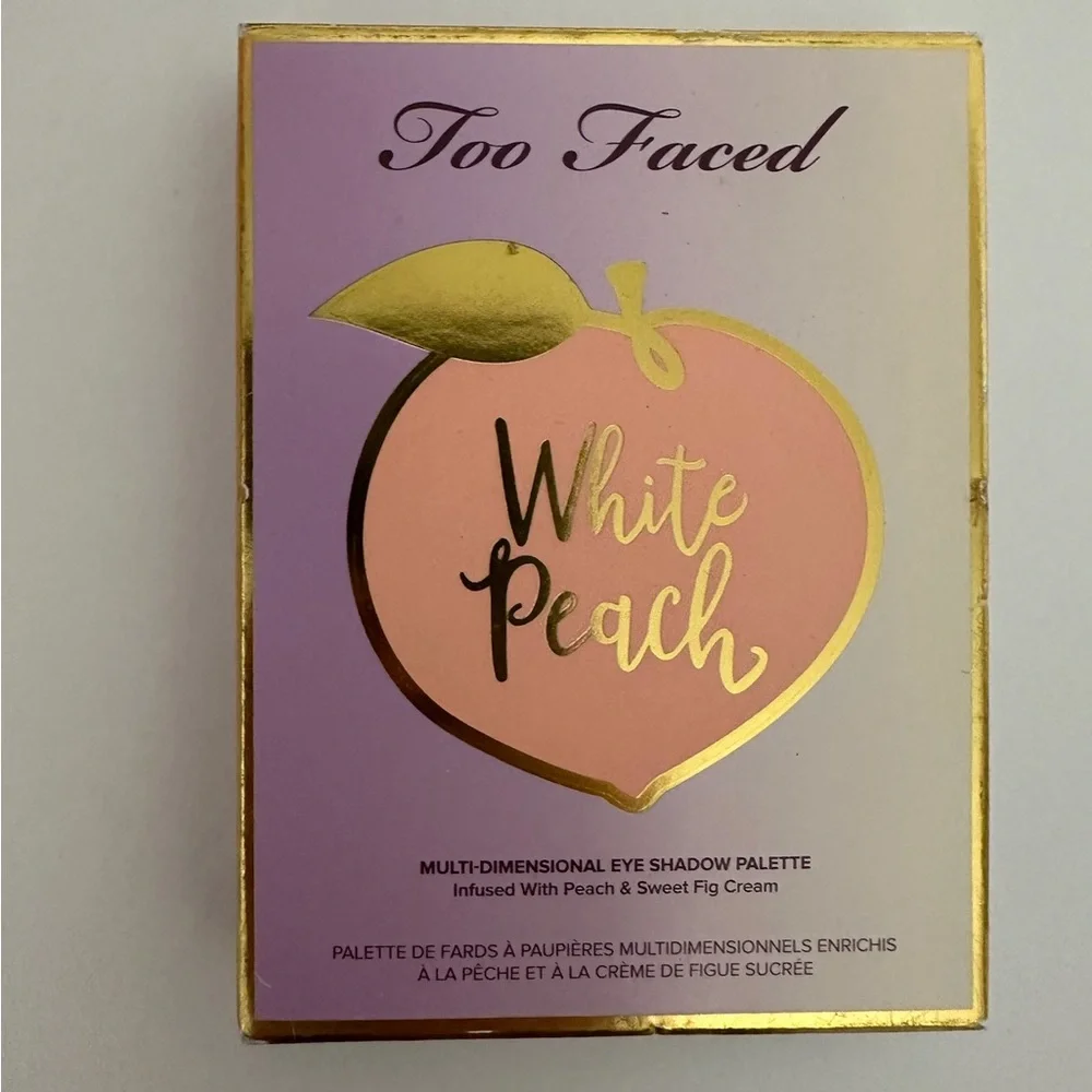 NIB Too Faced White Peach Eyeshadow Palette Multi-Dimensional Peach Shades